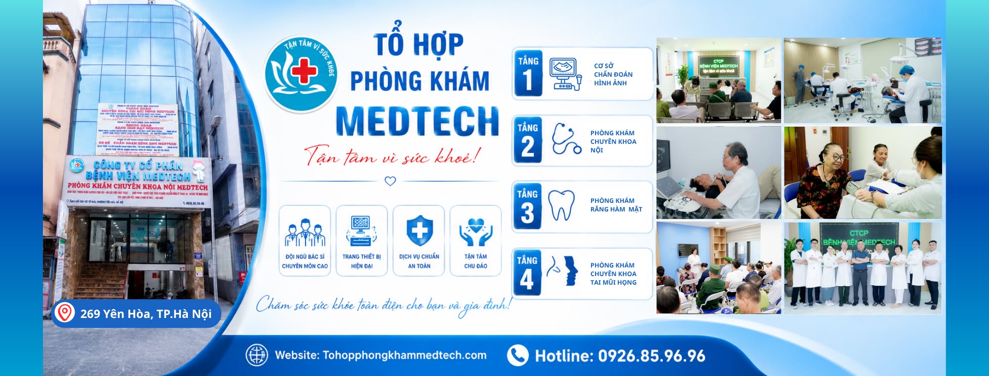 Phòng khám tại 269 Yên Hòa